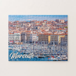 Hafenstadt Marseille, Frankreich Puzzle