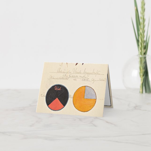 Hafer, 1920 von Hilma af Klint Karte (Vorderseite)