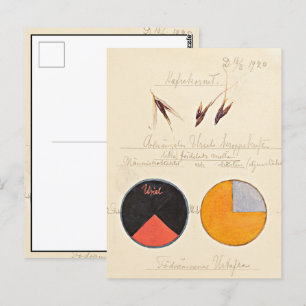 Hafer, 1920 von Hilma af Klint Postkarte
