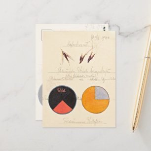 Hafer, 1920 von Hilma af Klint Postkarte