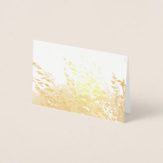Hafer in der Sonne Folienkarte