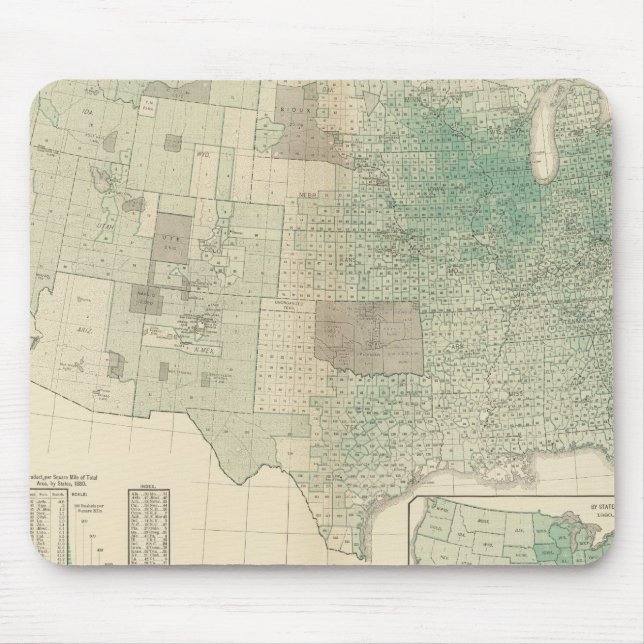 Hafer pro Quadratmeile Mousepad (Vorne)