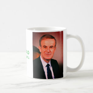 Hafez al-Assad, Präsident der Arabischen Republik Kaffeetasse