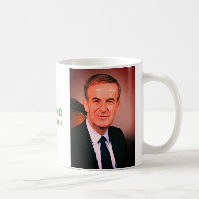 Hafez al-Assad, Präsident der Arabischen Republik  Kaffeetasse (Rechts)
