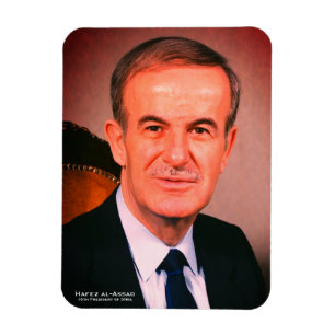 Hafez al-Assad, Präsident der Arabischen Republik  Magnet