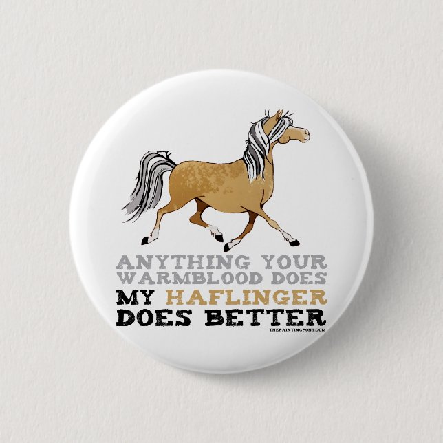 Haflinger machen es besser button (Vorderseite)