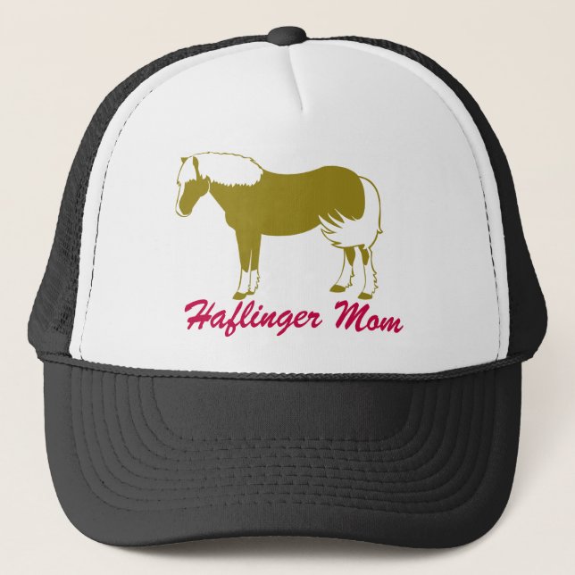 Haflinger Mama Truckerkappe (Vorderseite)