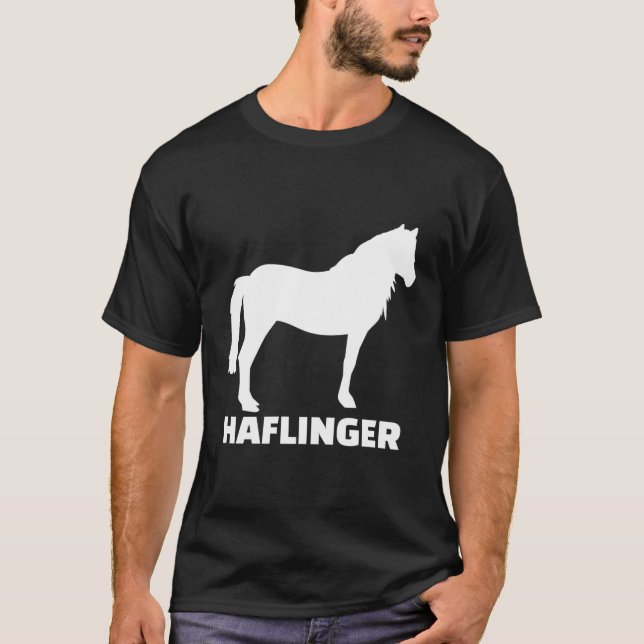 Haflinger Pferd T-Shirt (Vorderseite)
