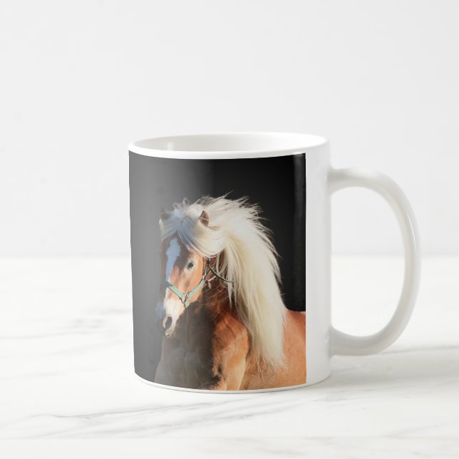 Haflinger Pferd Tasse (Rechts)