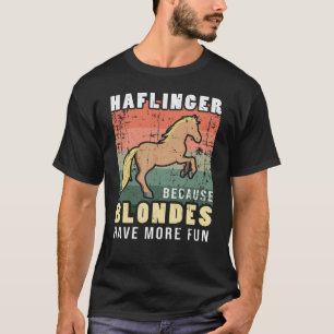 Haflinger Reiten Blond Reiter Haffis T-Shirt