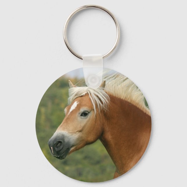Haflinger-Schlüsselanhänger Schlüsselanhänger (Vorderseite)