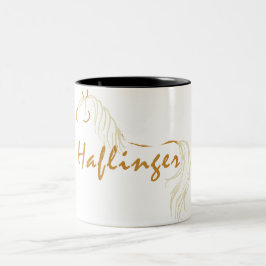 Haflinger Zweifarbige Tasse