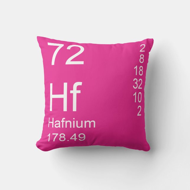 Hafnium Kissen (Vorderseite)