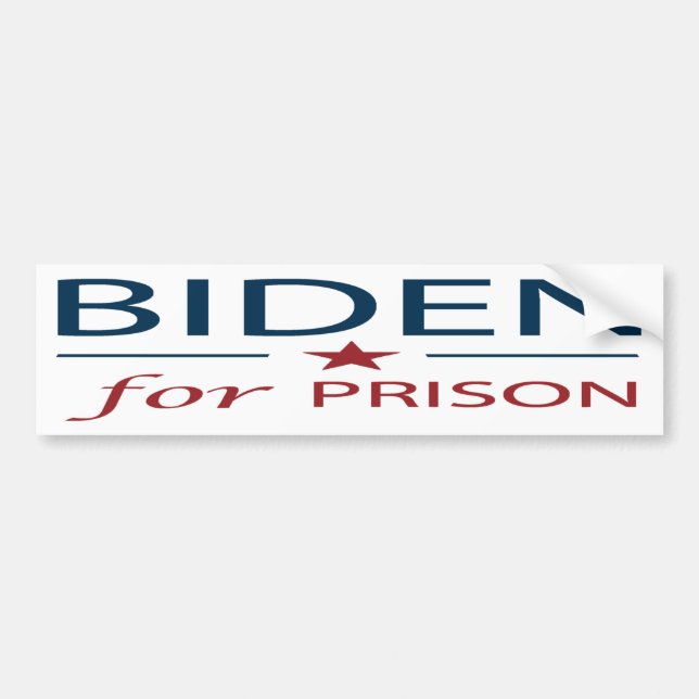 Haftbefehl | Anti Joe Biden | Slogan | Chant Autoaufkleber (Vorne)