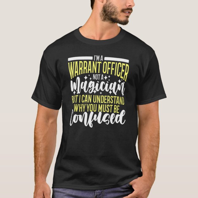 Haftbefehl Offizier kein Zauberschutz T-Shirt (Vorderseite)
