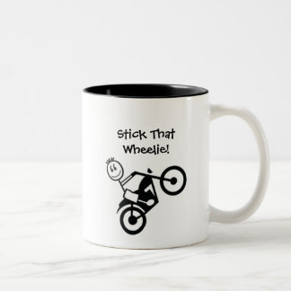 Haften Sie diesen Wheelie! Tasse
