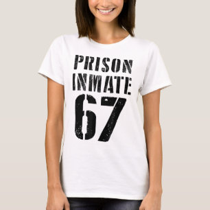 Häftling 67 Halloween-Meme-Kostüm Gefängnis Häftli T-Shirt