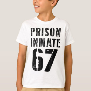 Häftling 67 Halloween-Meme-Kostüm Gefängnis T-Shirt