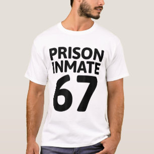 Häftling 67 Halloween-Meme-Kostüm Gefängnis T-Shirt