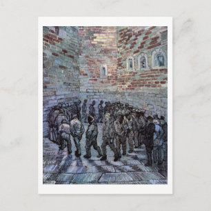 Häftlinge beim Exerzieren (nach Doré) Van Gogh Fei Postkarte