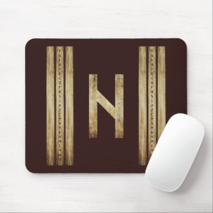 Hagalaz Braun Grunge-Mauspad Mousepad