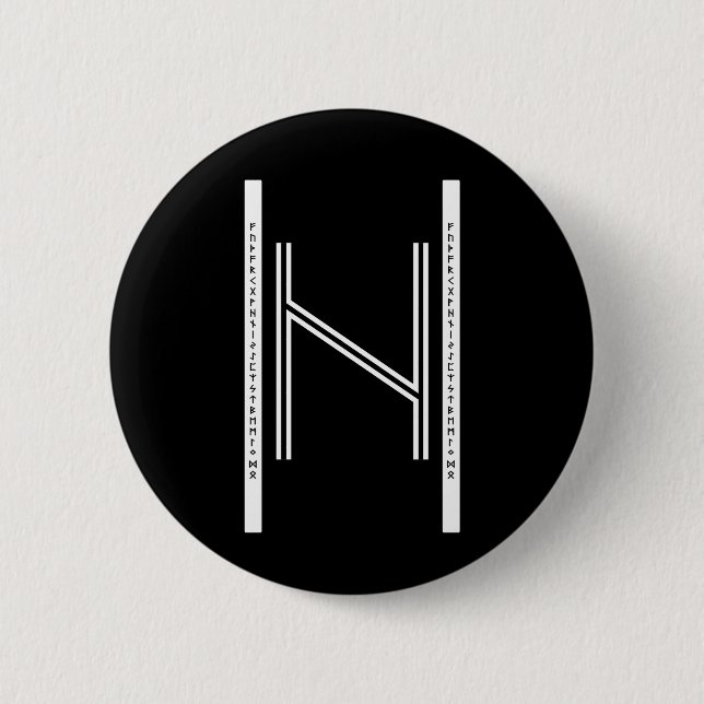 Hagalaz BW Buttons (Vorderseite)