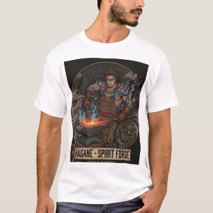 Hagane the Spirit Forge Blacksmith - Neo-Tradition T-Shirt