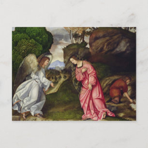 Hagar und der Engel Postkarte