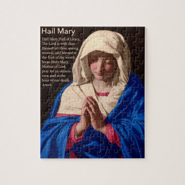 Hagel-Mary-Gebets-Puzzlespiel Puzzle (Vertikal)