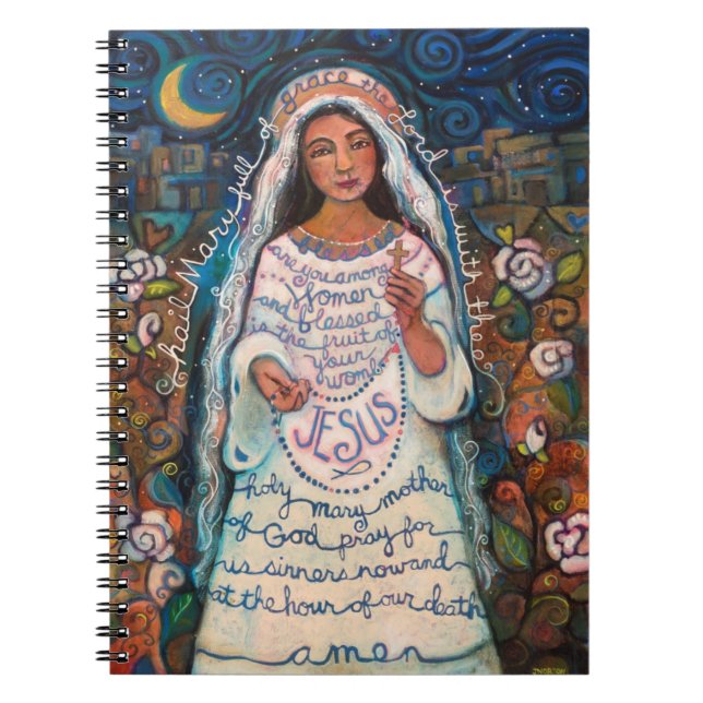 Hagel-Mary-Zeitschrift Notizblock (Vorderseite)