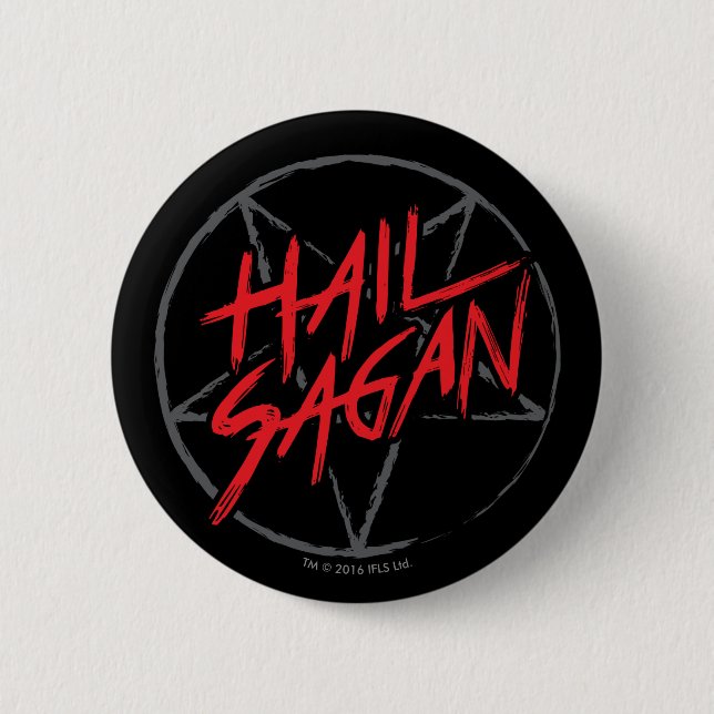 Hagel Sagan Button (Vorderseite)