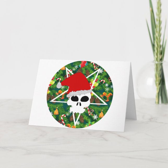 Hagel Sankt Feiertagskarte (Vorderseite)