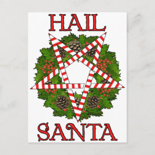 Hagel Sankt Feiertagspostkarte