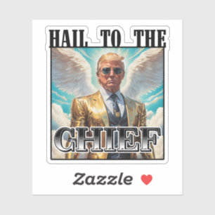Hagel zum Chef - Trump 2024 Aufkleber