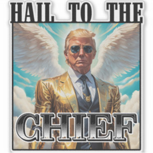 Hagel zum Chef - Trump 2024 Aufkleber