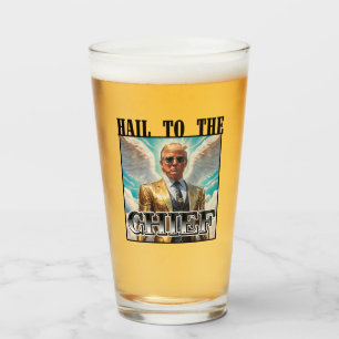 Hagel zum Chef - Trump 2024 Glas