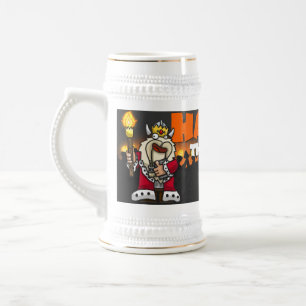 Hagel zum König - Stein Bierglas