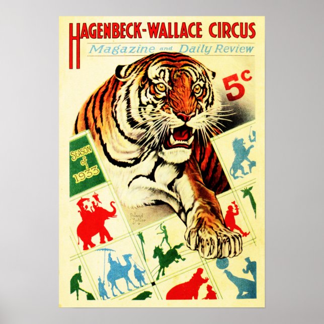 HAGENBECK WALLACE CIRCUS Magazine Review Cover Poster (Vorne)
