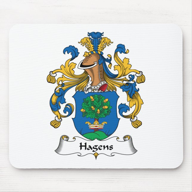 Hagens Familienwappen Mousepad (Vorne)