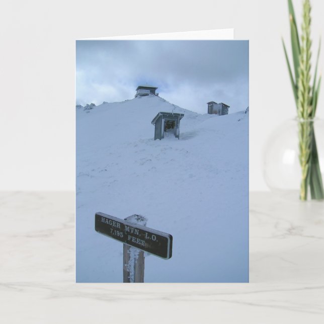 Hager Mtn. Feuersuche Karte (Vorderseite)