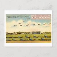 Hagerstown Airport Historic Reprint Postcard