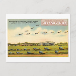 Hagerstown Airport Historic Reprint Postcard Postkarte