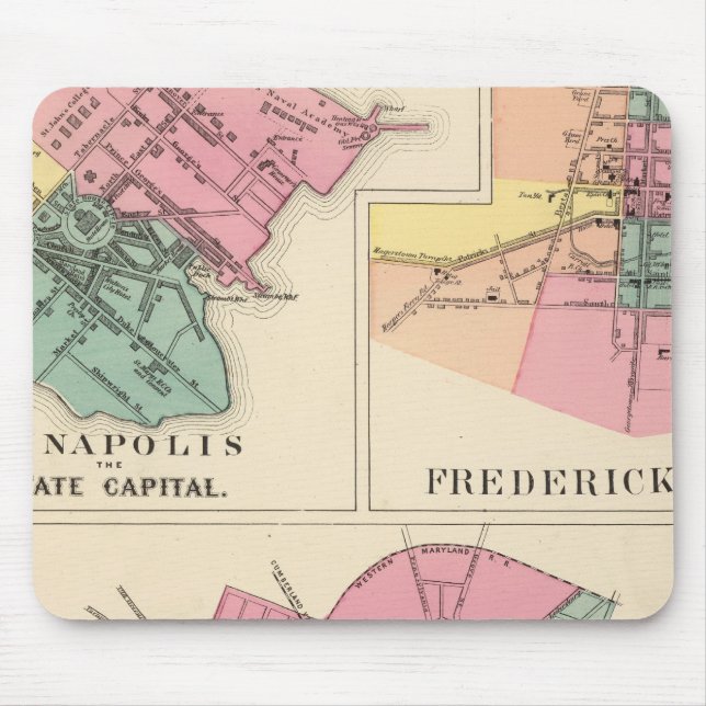 Hagerstown, Annapolis, Frederick City Mousepad (Vorne)