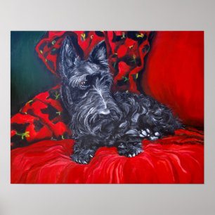 Haggis der schottische Terrier Poster