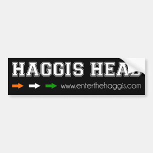 HAGGIS HAUPTAutoaufkleber Autoaufkleber