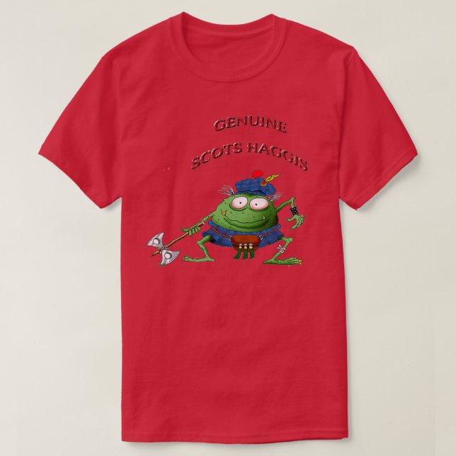 HAGGIS MIT AX T-Shirt (Design vorne)