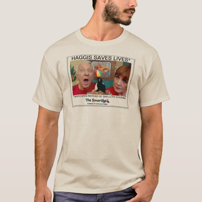 Haggis Rette Lives T - Shirt (Vorderseite)