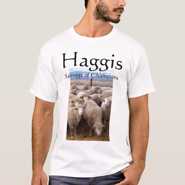 Haggis, Wurst der Meister T-Shirt (Vorderseite)