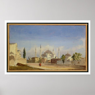 Haghia Sophia, Konstantinopel, 1843 (Öl auf Poster
