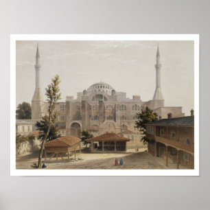 Haghia Sophia, Konstantinopel, Kneipe. 1852 (Farbe Poster
